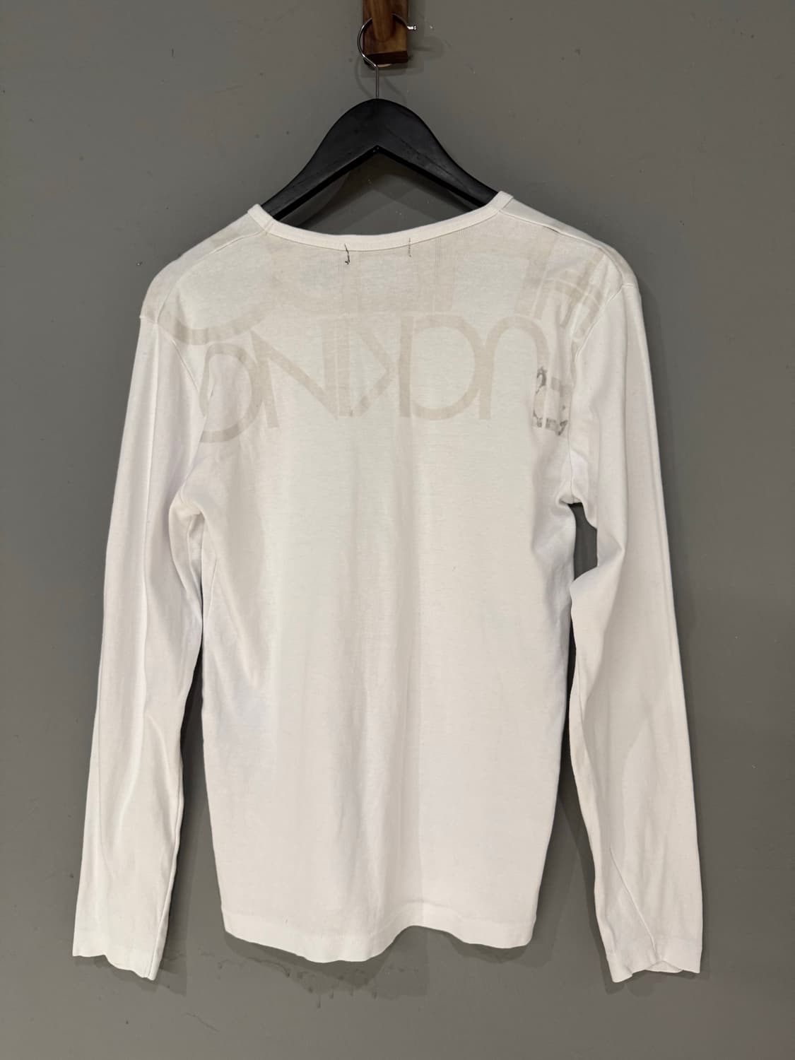 y2k lettering detail v-neck long sleeve 상품이미지8