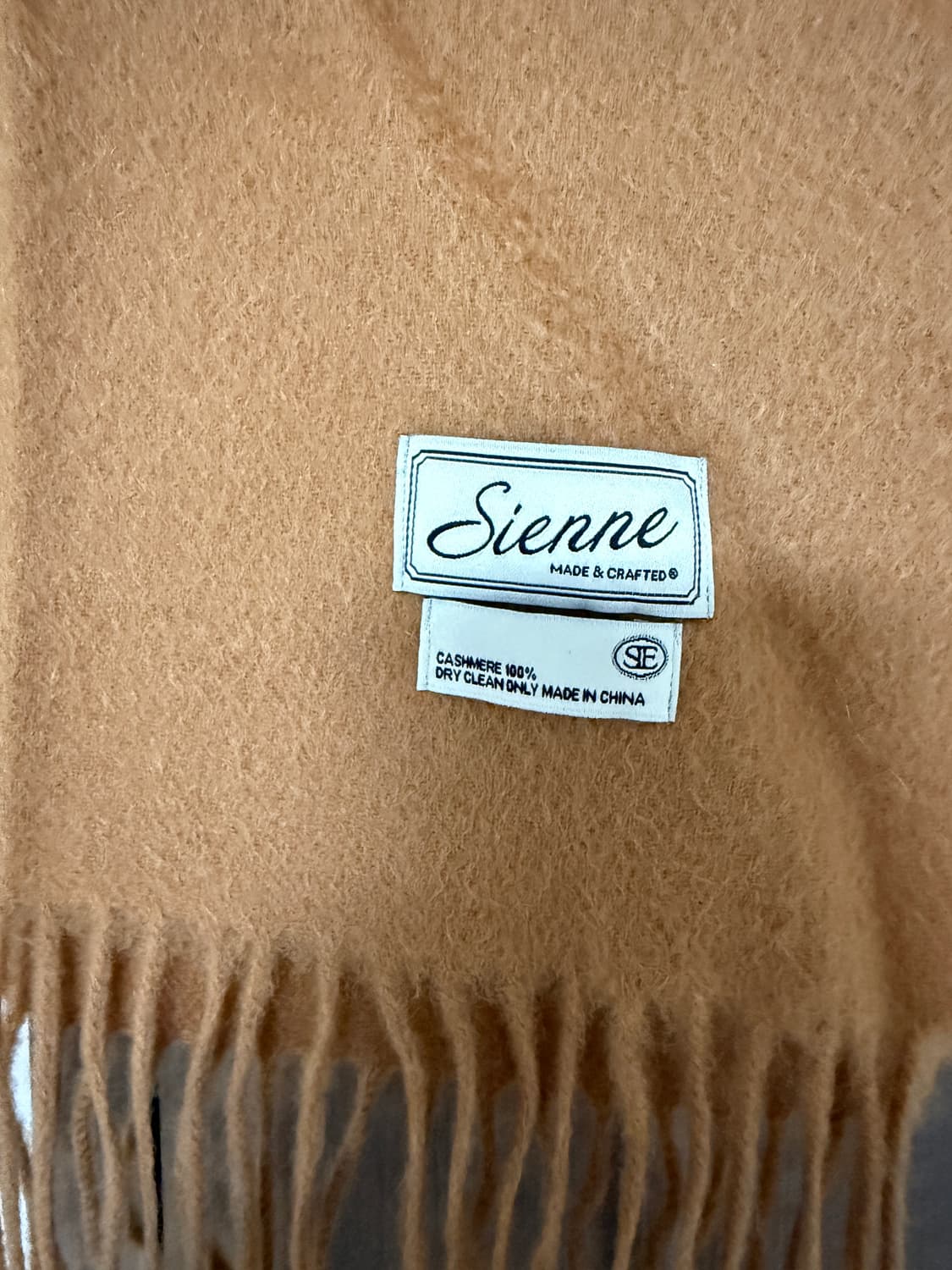 시엔느 캐시미어 머플러 베이지 상품이미지2