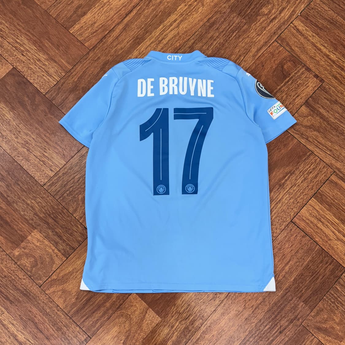 여성용 XL PUMA  맨체스터시티 23-24 데브라이너 마킹 유니폼  상품이미지2