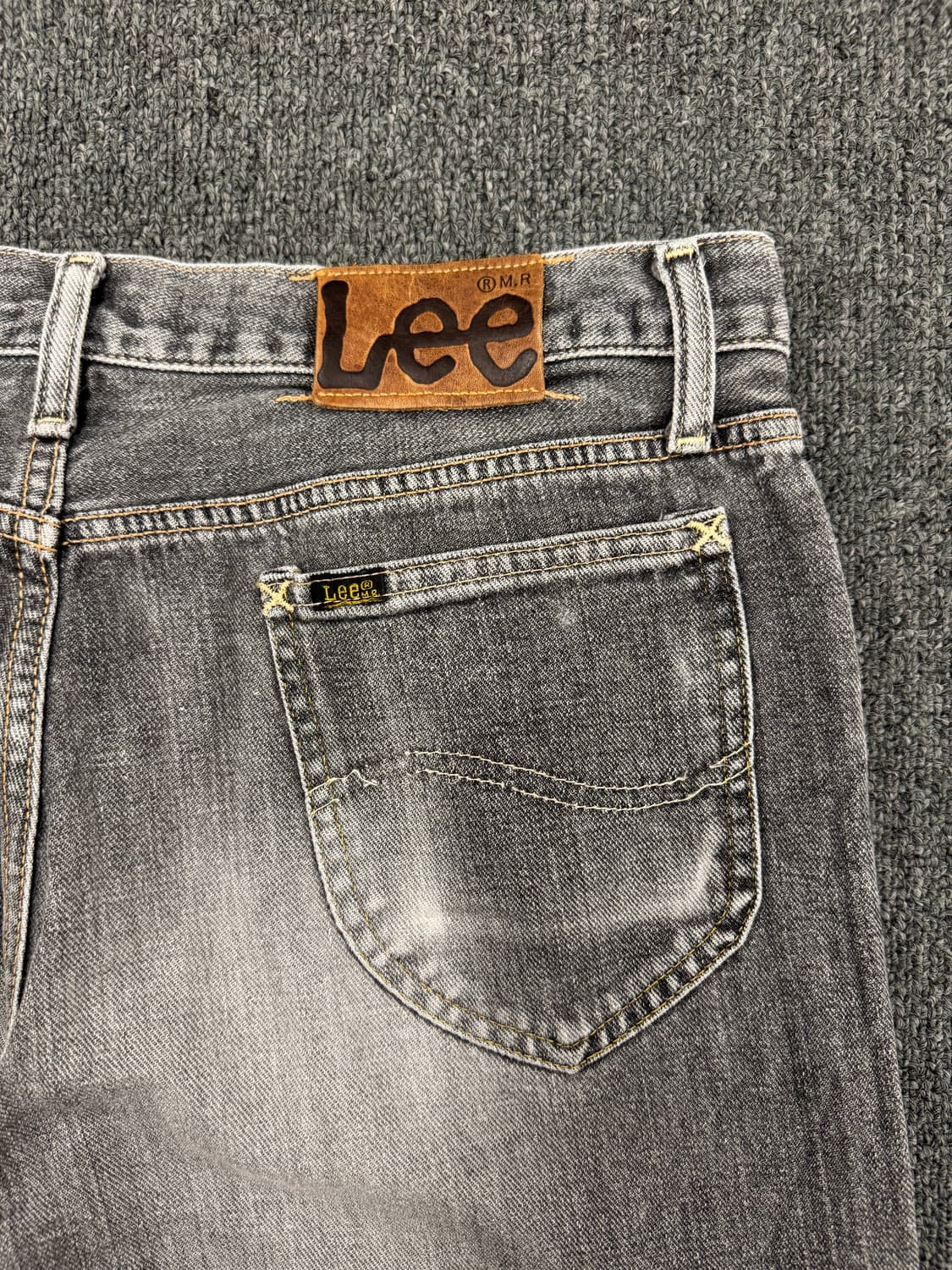 32)LEE 빈티지 워싱 그레이 부츠컷 데님팬츠 상품이미지6