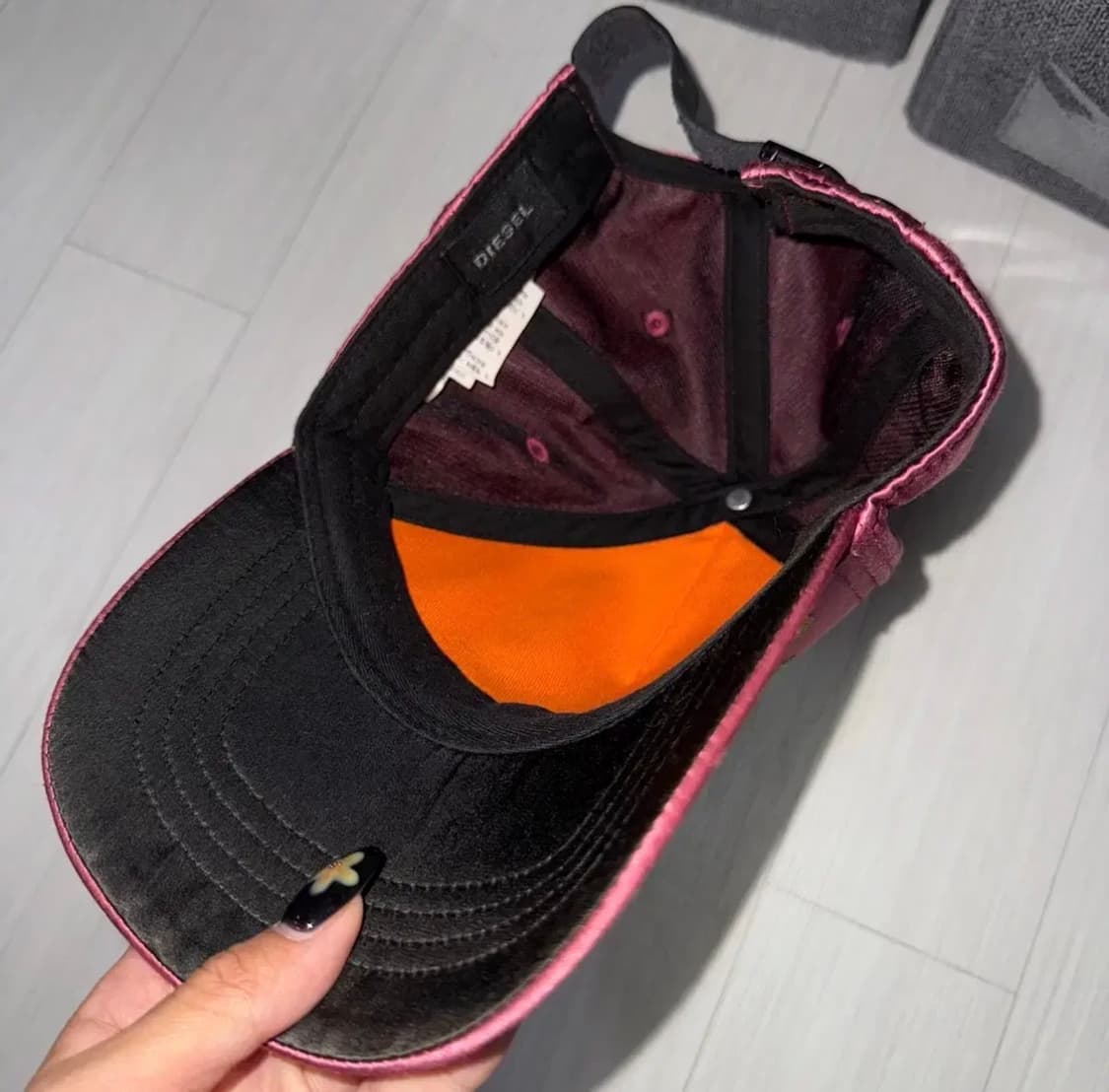 디젤 빈티지 스카잔 자수 볼캡 상품이미지2
