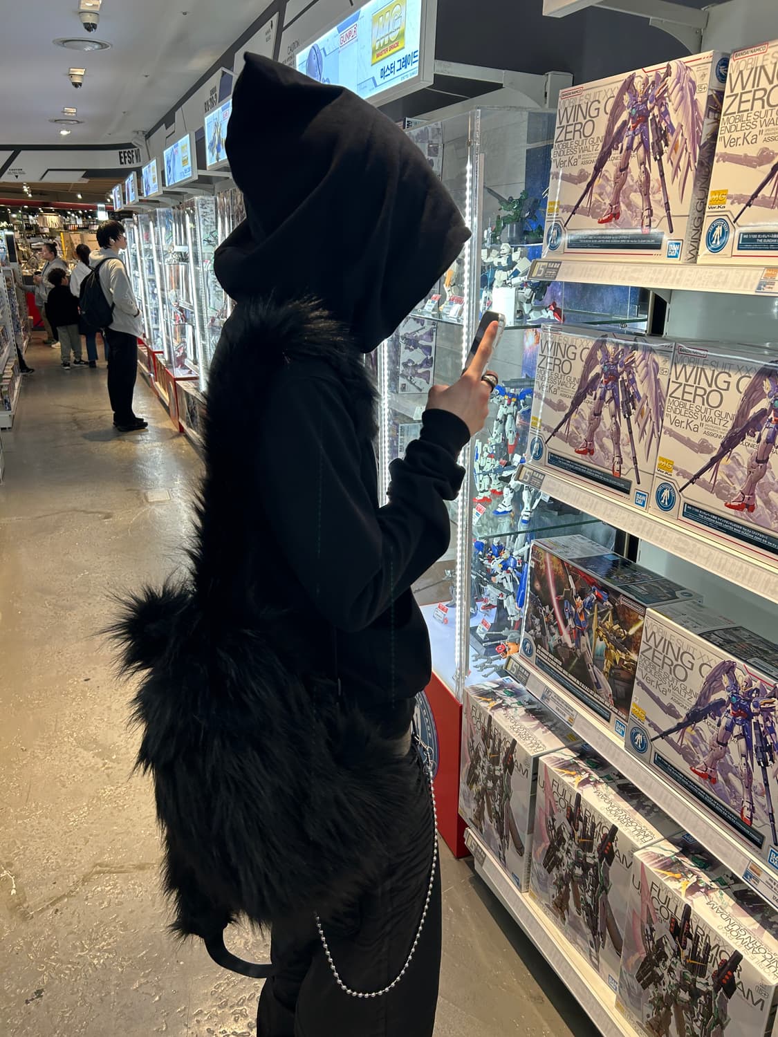 (S)릭오웬스 다크쉐도우 마운틴 사선 하이넥 후드집업 상품이미지3