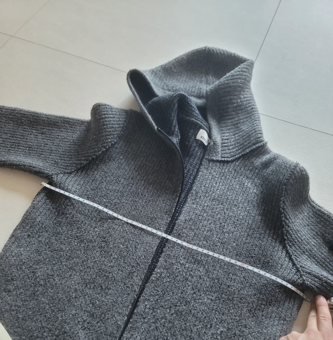 스톤아일랜드 니트집업 XL 상품이미지6