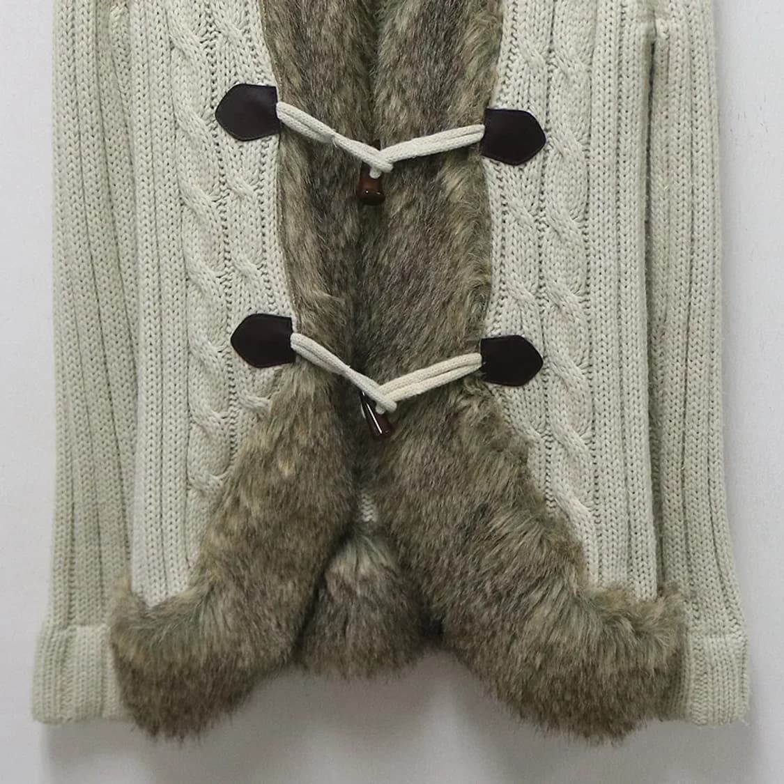 JUICY 퍼 포인트 니트 떡볶이 가디건 63466 상품이미지4