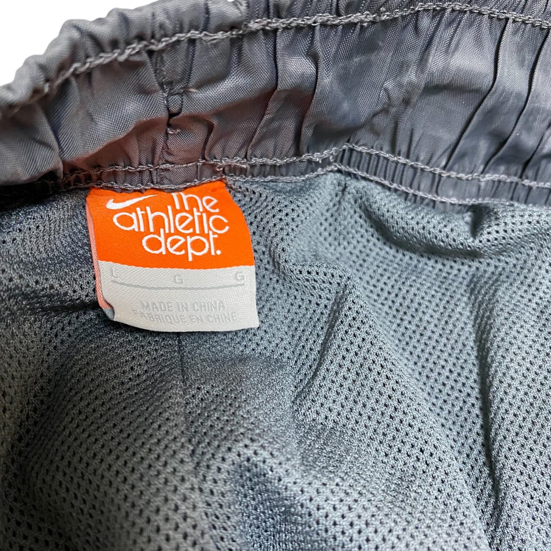 Nike dark gray satin wide track pants 상품이미지6