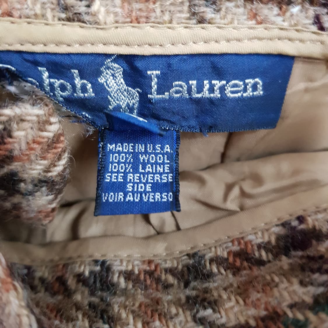 폴로 랄프로렌 울 트위드 체크 스커트 4사이즈 상품이미지4