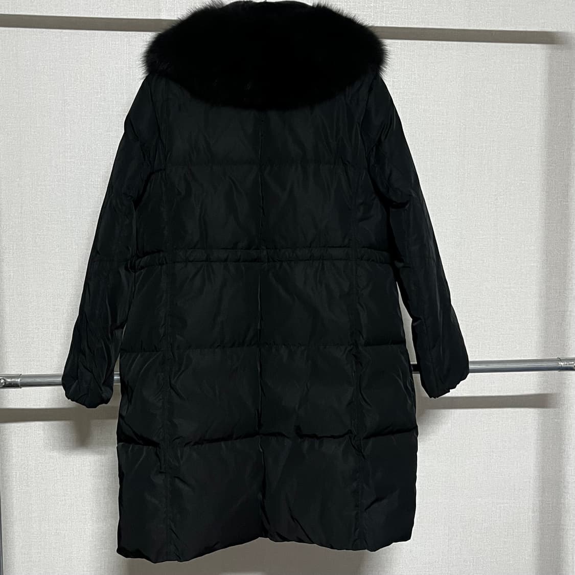 크로커다일 블랙 폭스퍼 패딩 100 상품이미지2