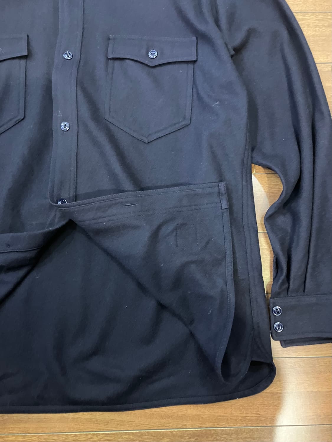 폴로 미해군 울 셔츠 자켓 L 상품이미지7