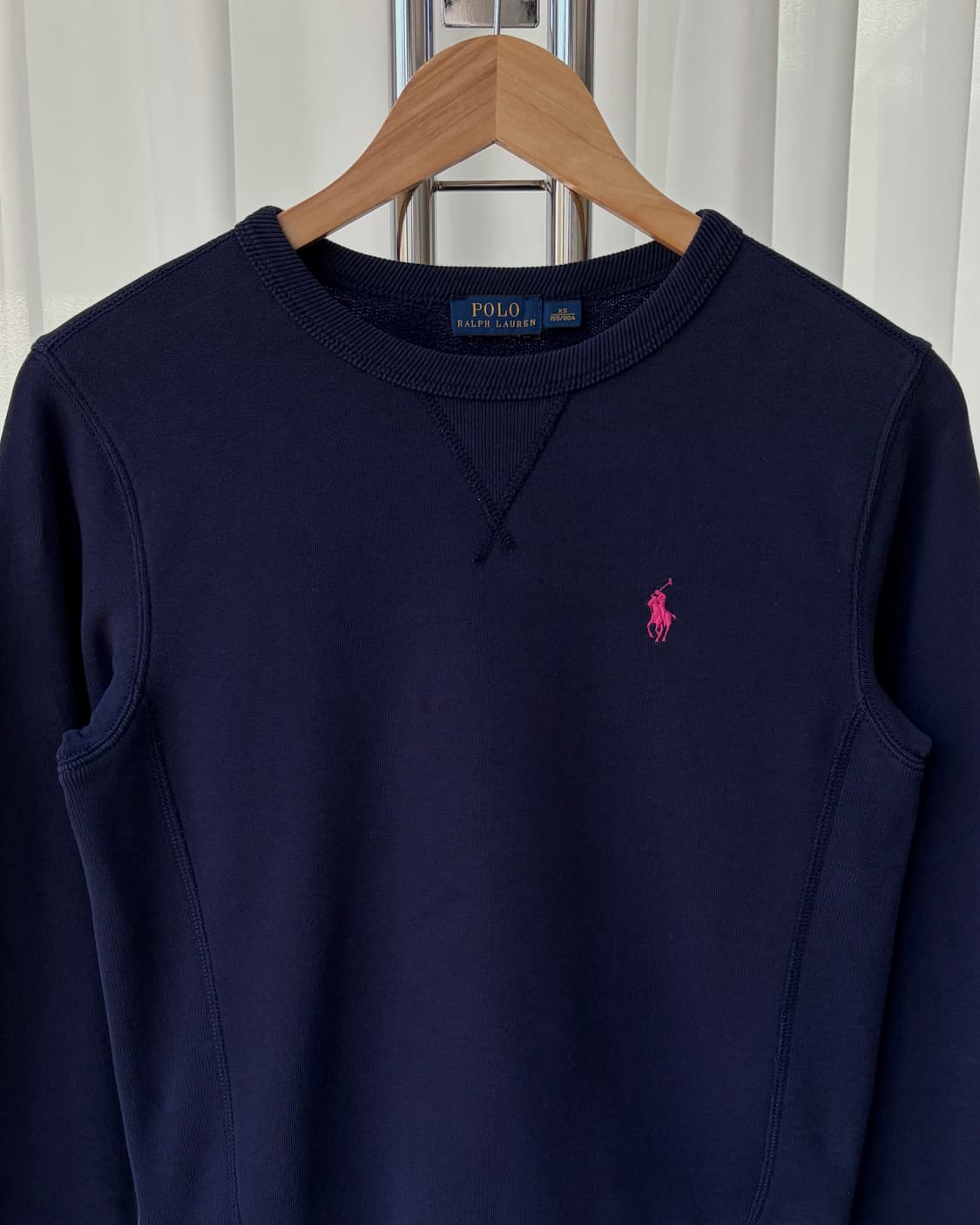 [XS]폴로 랄프로렌 여성 크루넥 기모 맨투맨 navy 상품이미지4