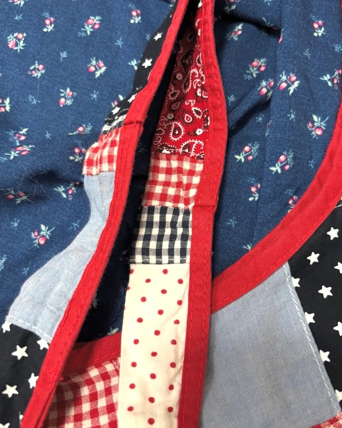 써넥트 레드 체크가방 상품이미지5