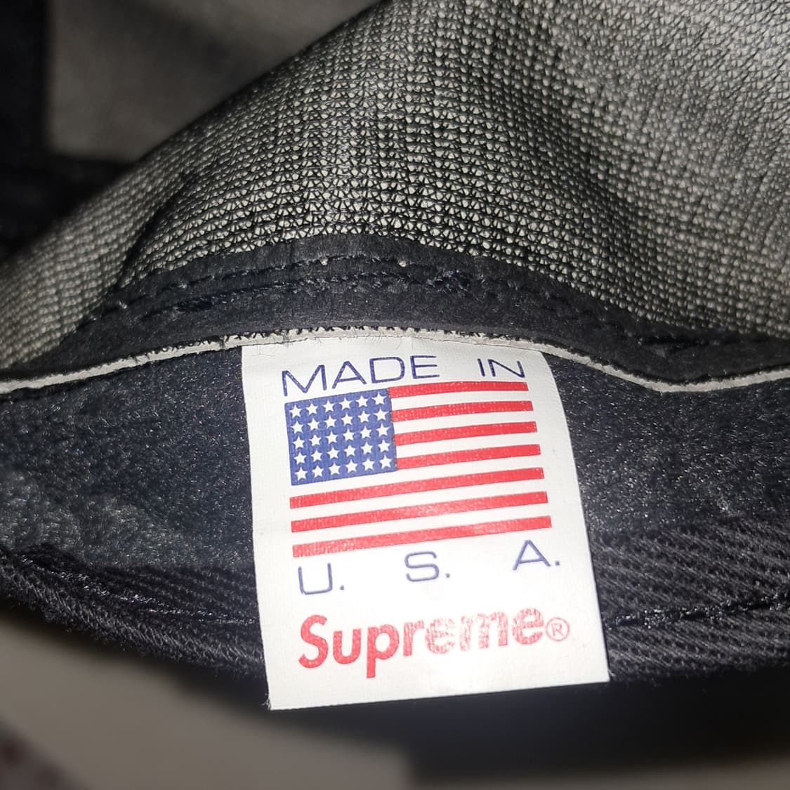 슈프림 베이지 뱀피 캠프캡 상품이미지3