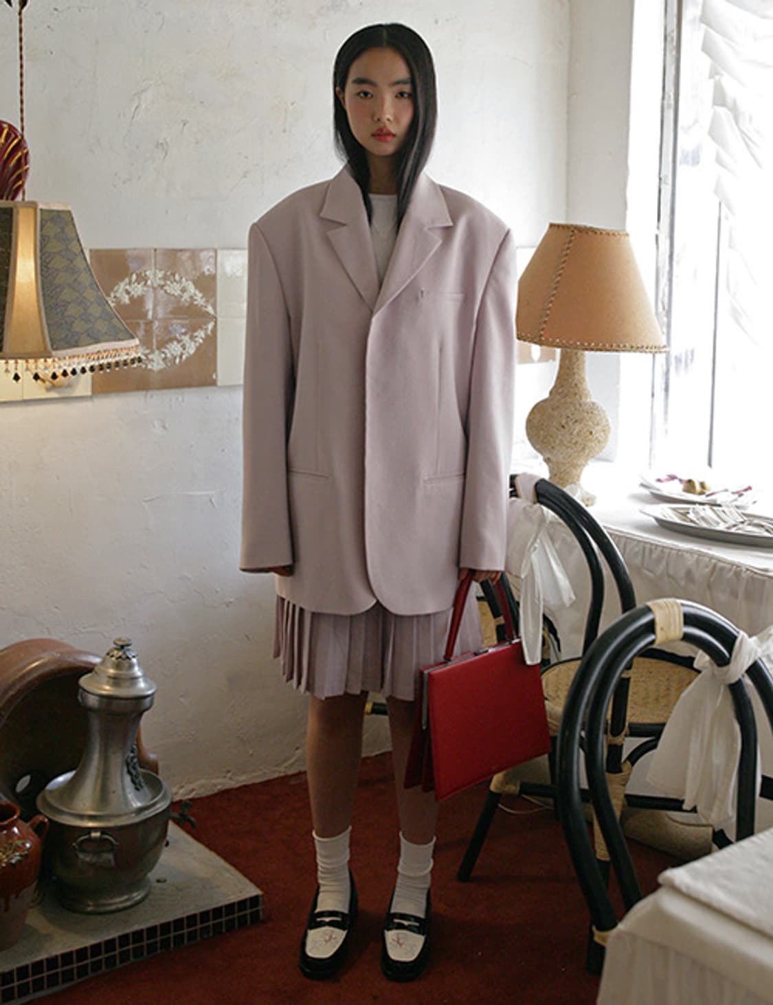 프레클 밤부 자켓 핑크 상품이미지1