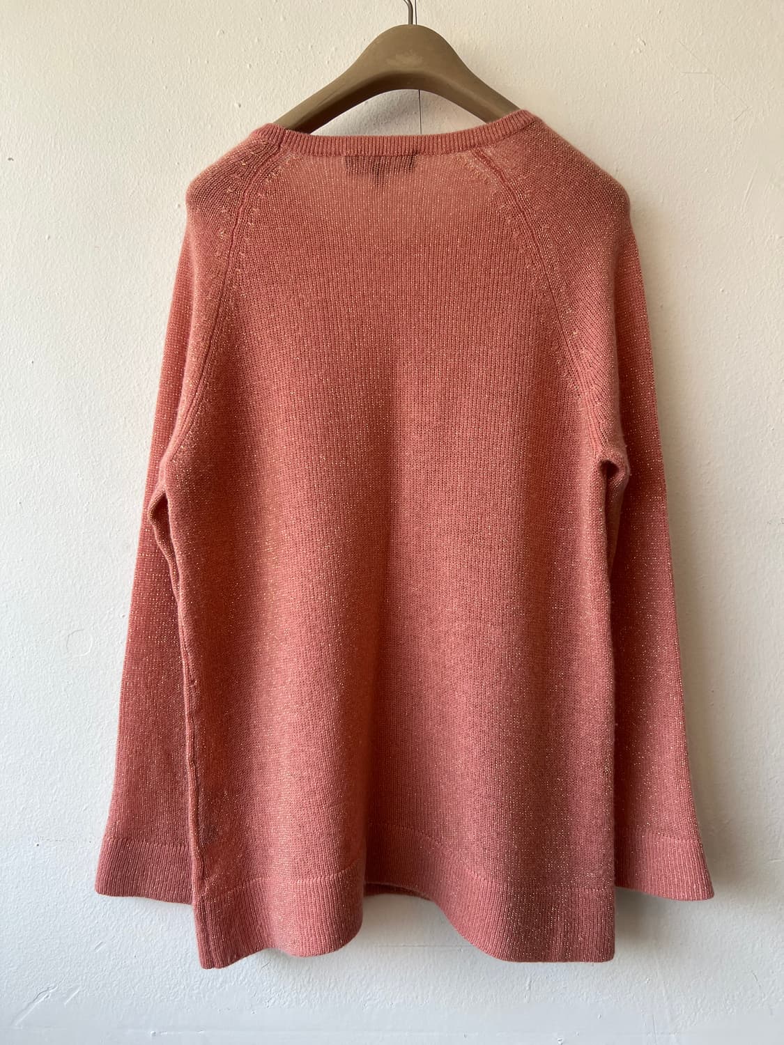 고비 GOBI 여성 핑크 캐시미어100 라운드니트 상품이미지3