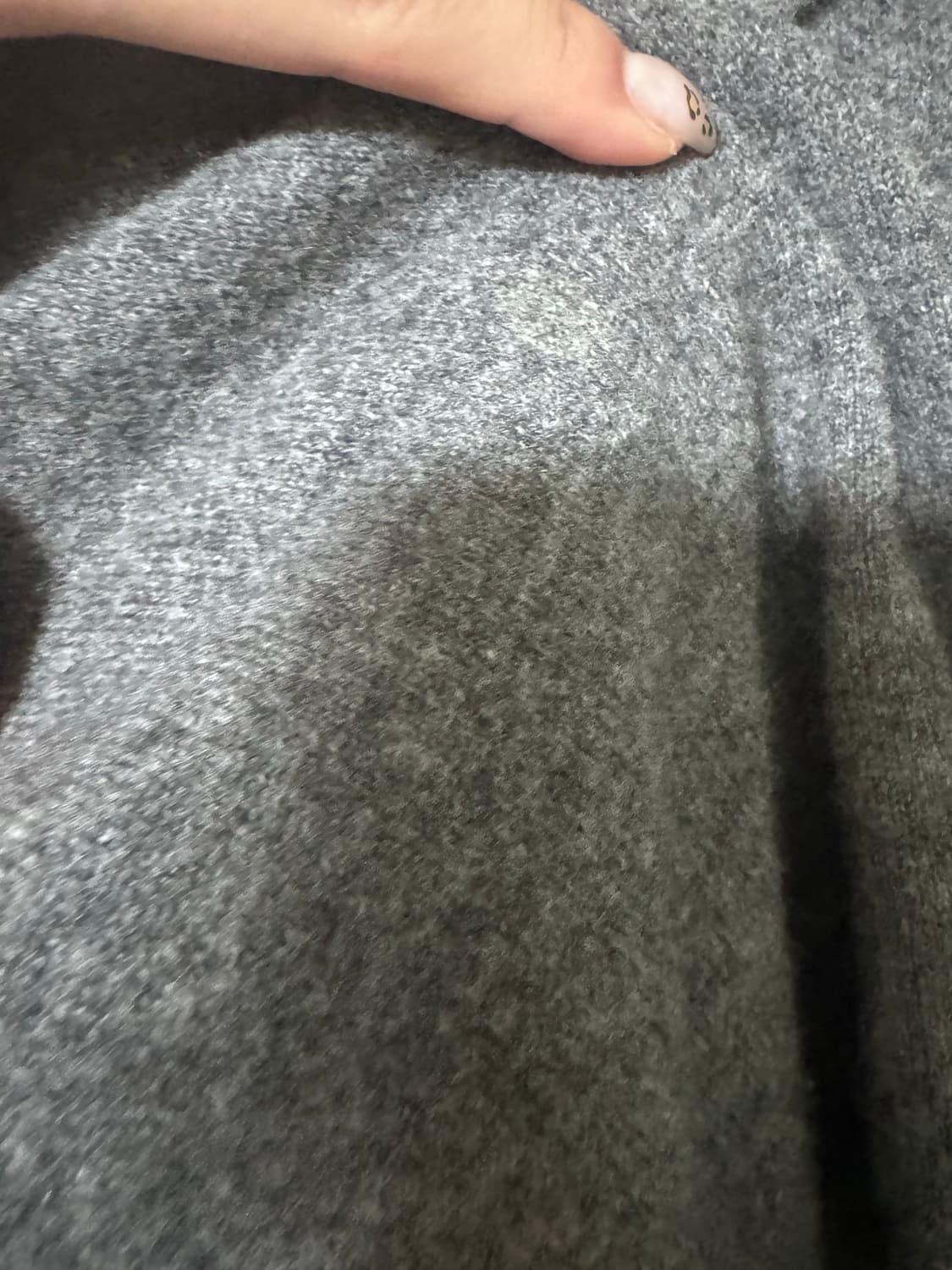 꼼데가르송 플레이 그레이 가디건 골드와펜 M 상품이미지4