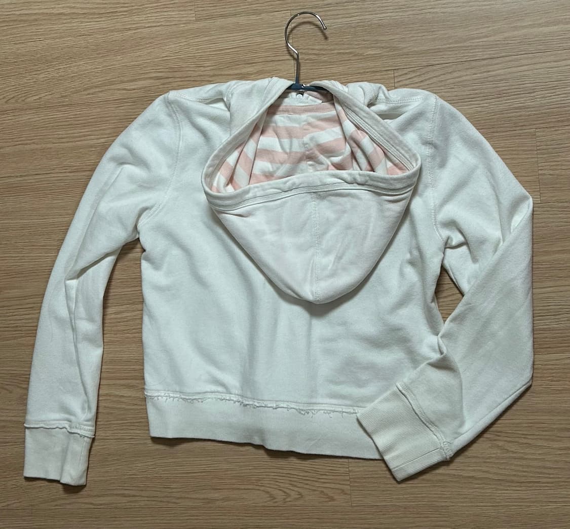 갭 화이트 핑크 후드집업 상품이미지2