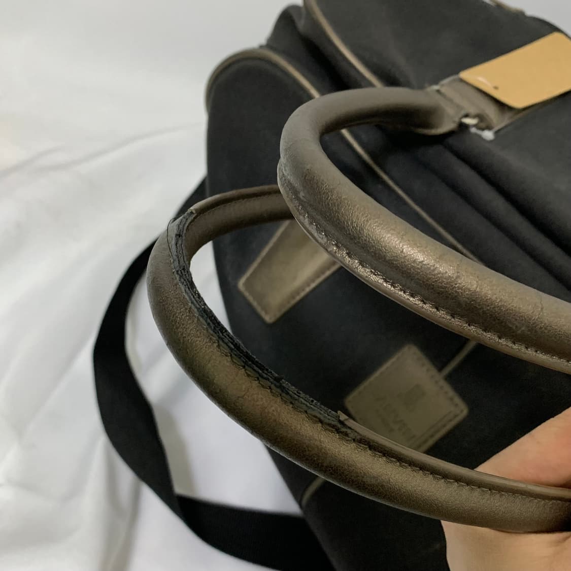 랑방 숄더 스트랩 빅 보스턴백 빈티지 가방 토트백 남녀공용 상품이미지5