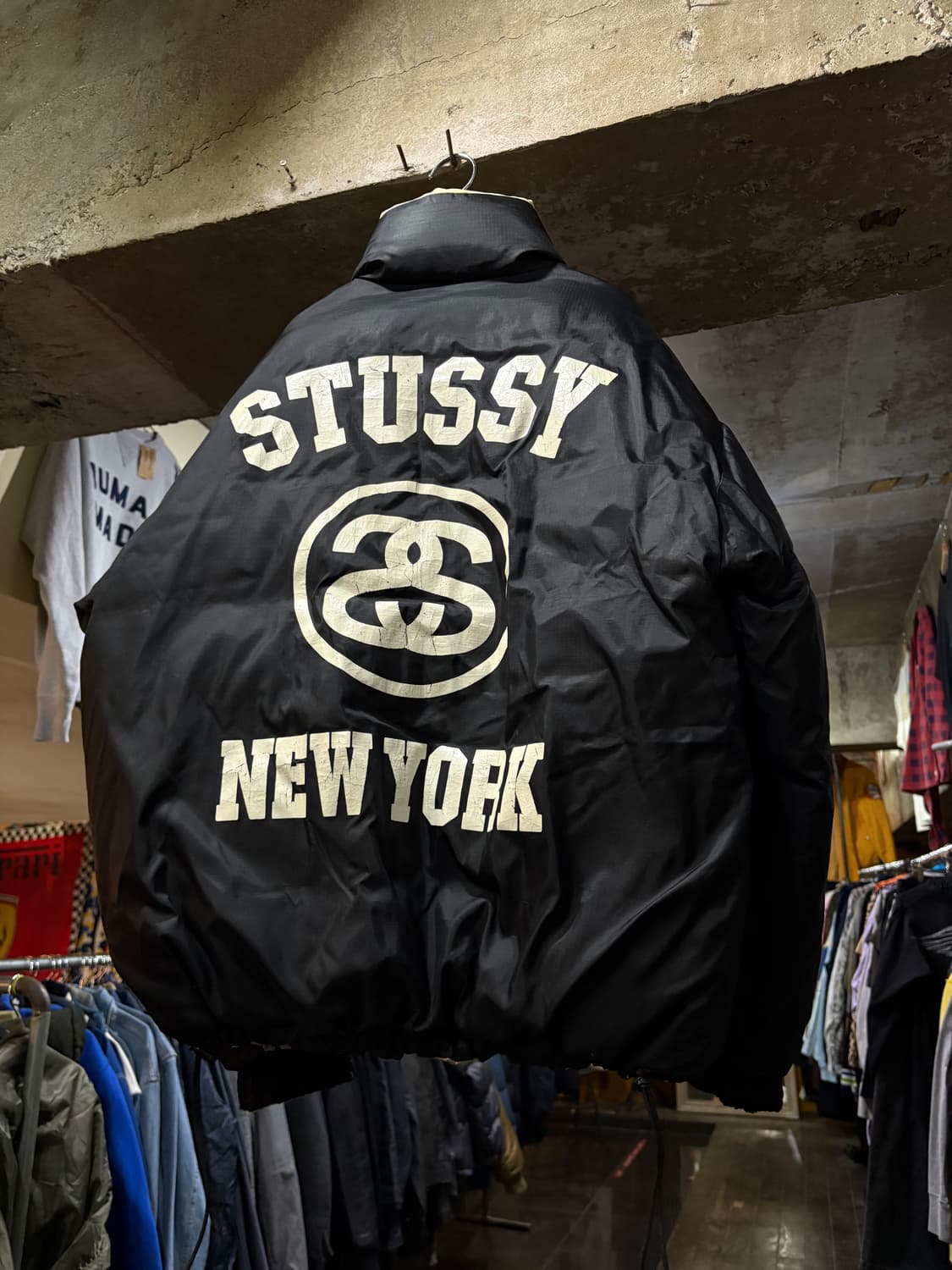 90s stussy 스투시 아카이브 다운 패딩 상품이미지1