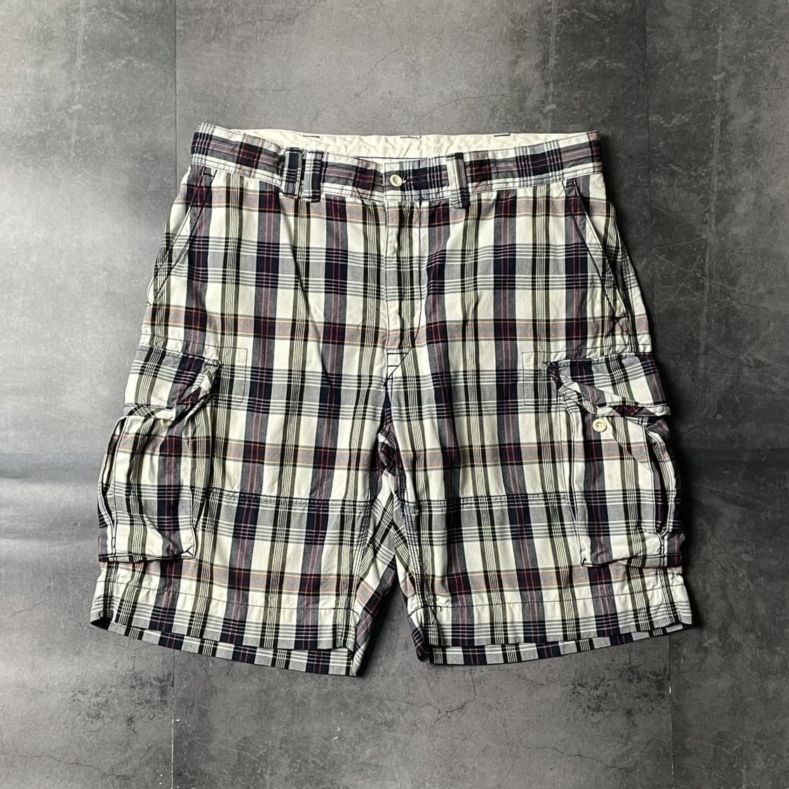 RALPH LAUREN 랄프로렌 체크 카고 하프 팬츠 A00925 상품이미지1