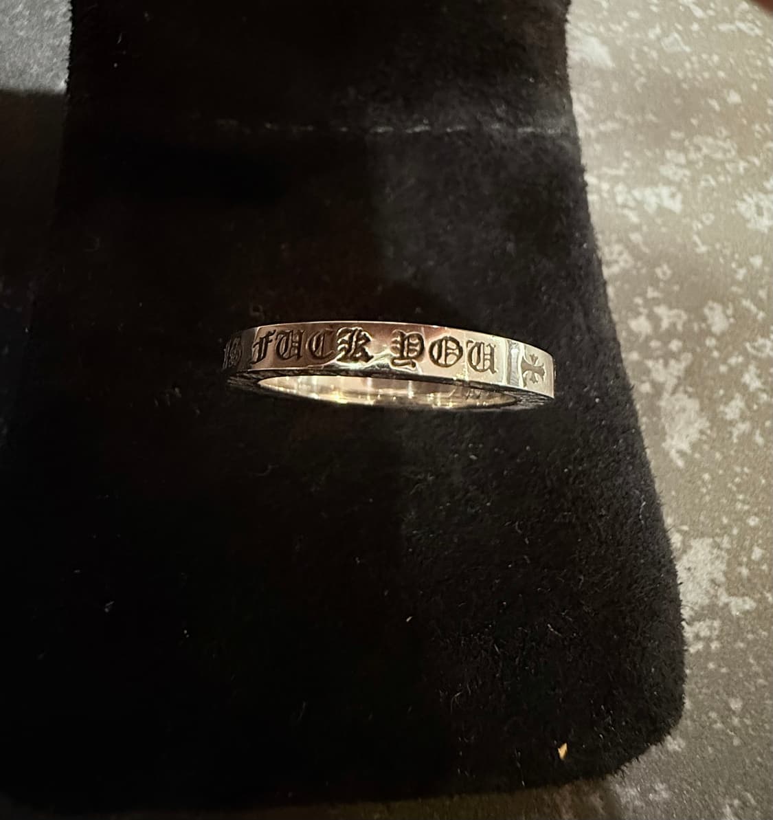 (US 8.5) 새상품 크롬하츠 라스베가스 스페이서 퍽유링 상품이미지2