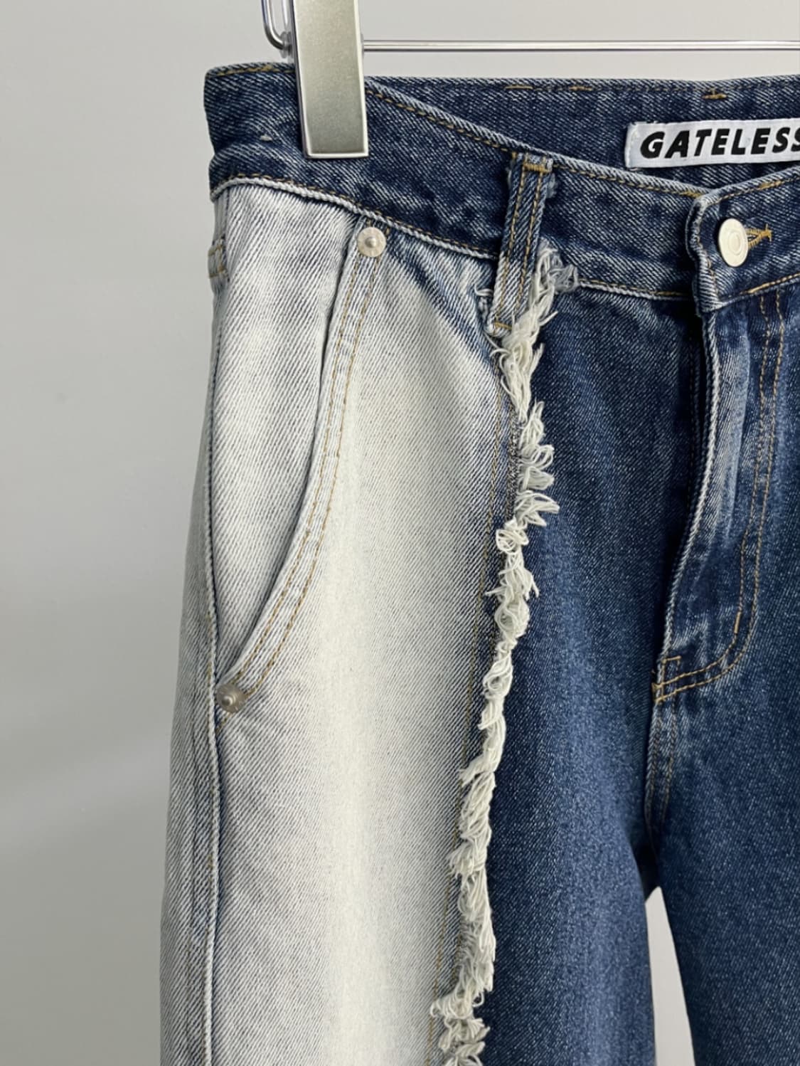 게이트리스 센터 데님 팬츠 상품이미지2