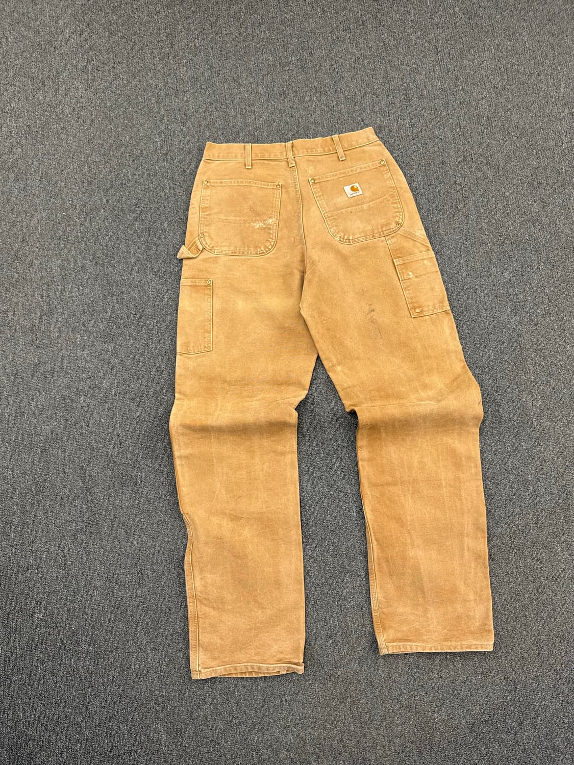 32)칼하트 빈티지 B01 브라운 더블니 워크팬츠 상품이미지7