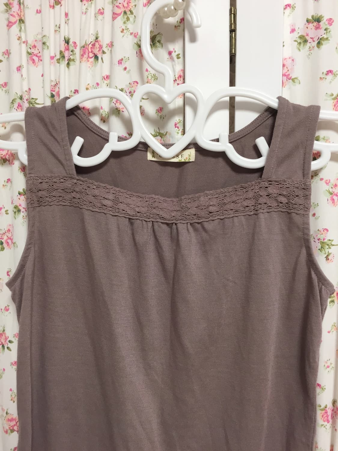 빈티지 모리걸 브라운 슬리브리스 상품이미지2