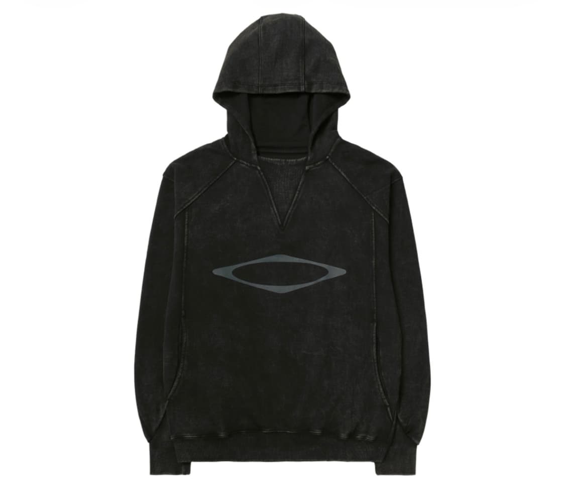 미스치프 블리치드 풀오버 후드 워시드 블랙 M 상품이미지1