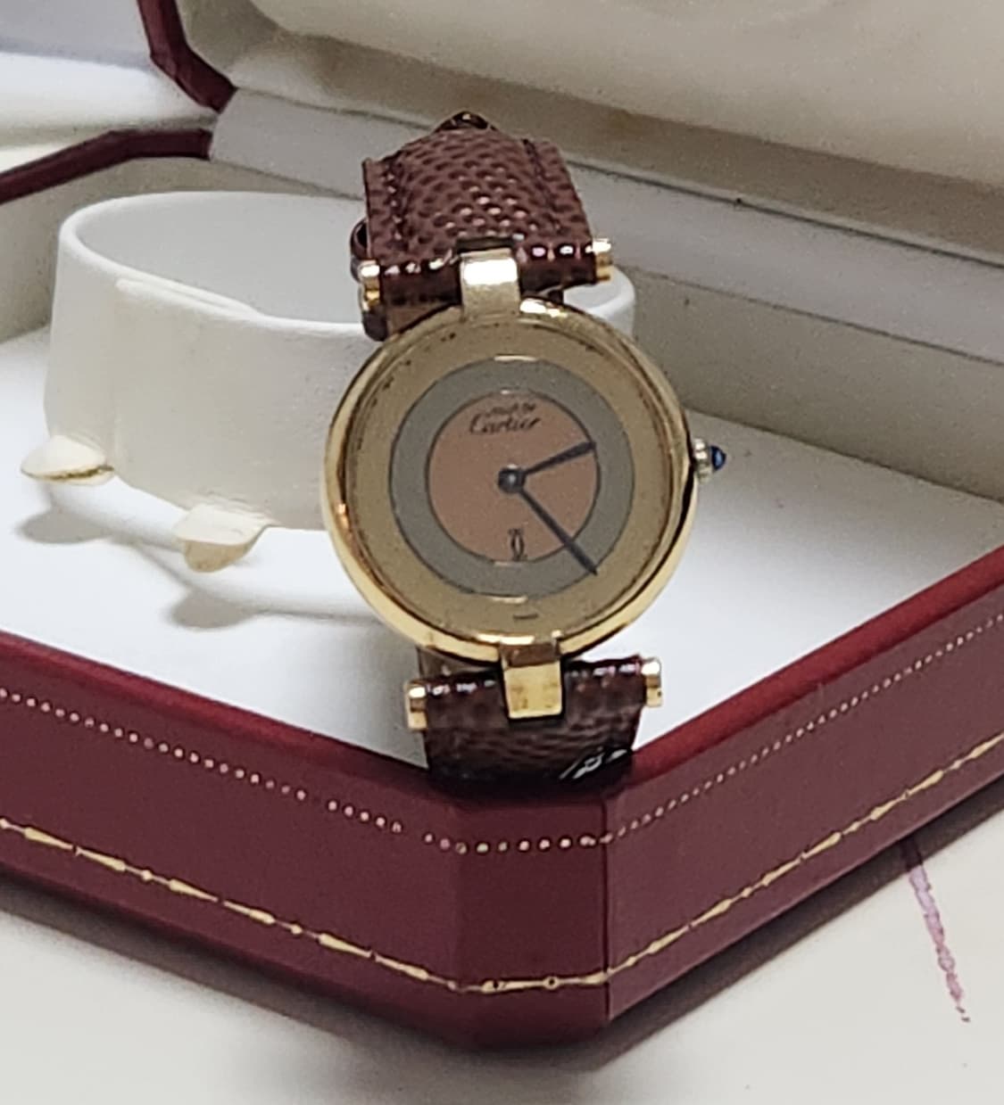 까르띠에 머스트 방돔(뱅돔 혹은 vendome) 버메일 트리니티 빈티지 상품이미지1