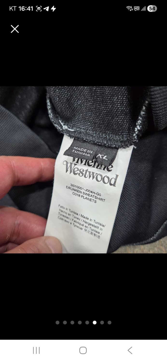 비비안웨스트우드 비대칭 맨투맨 상품이미지6