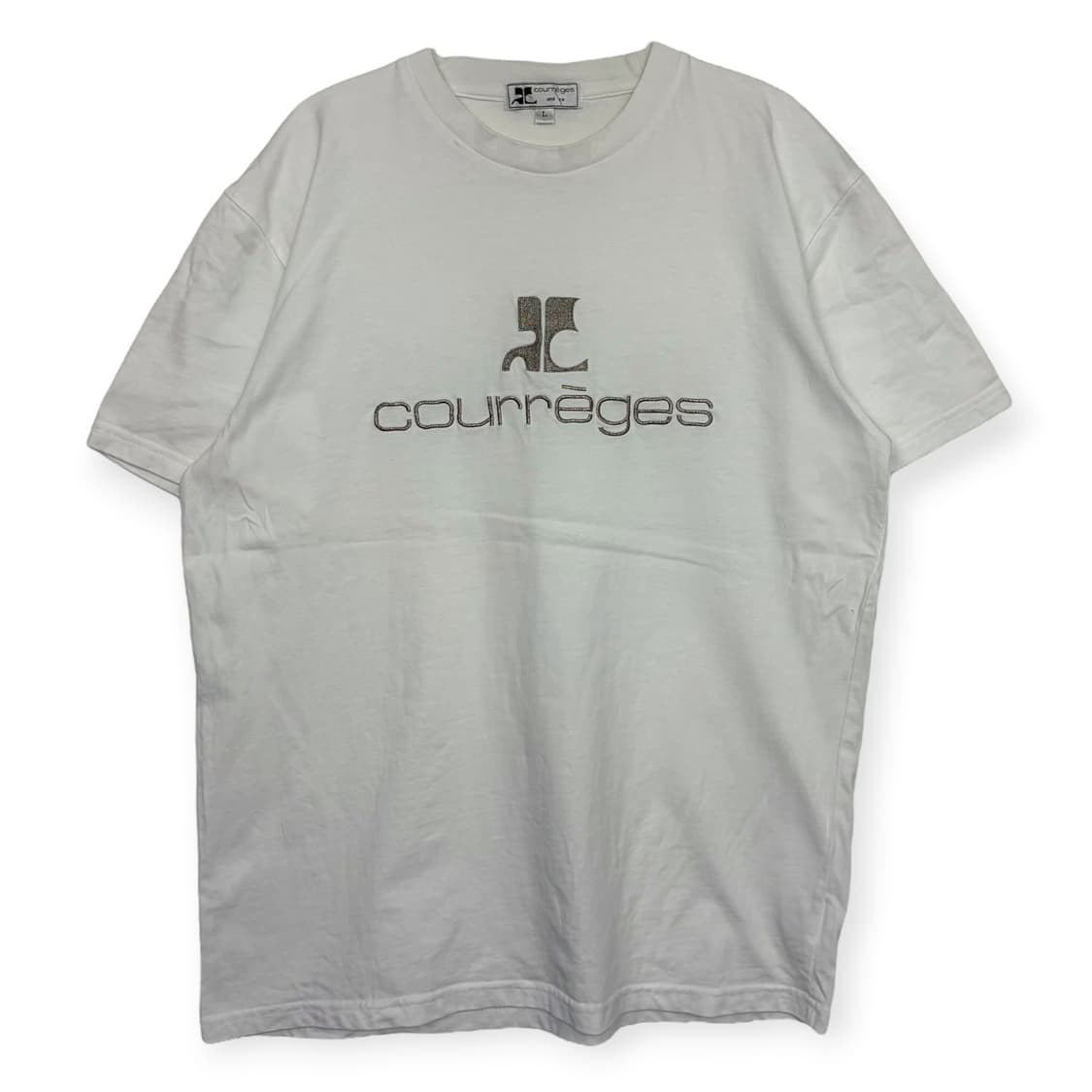 꾸레쥬 로고 반팔 티셔츠 상품이미지1