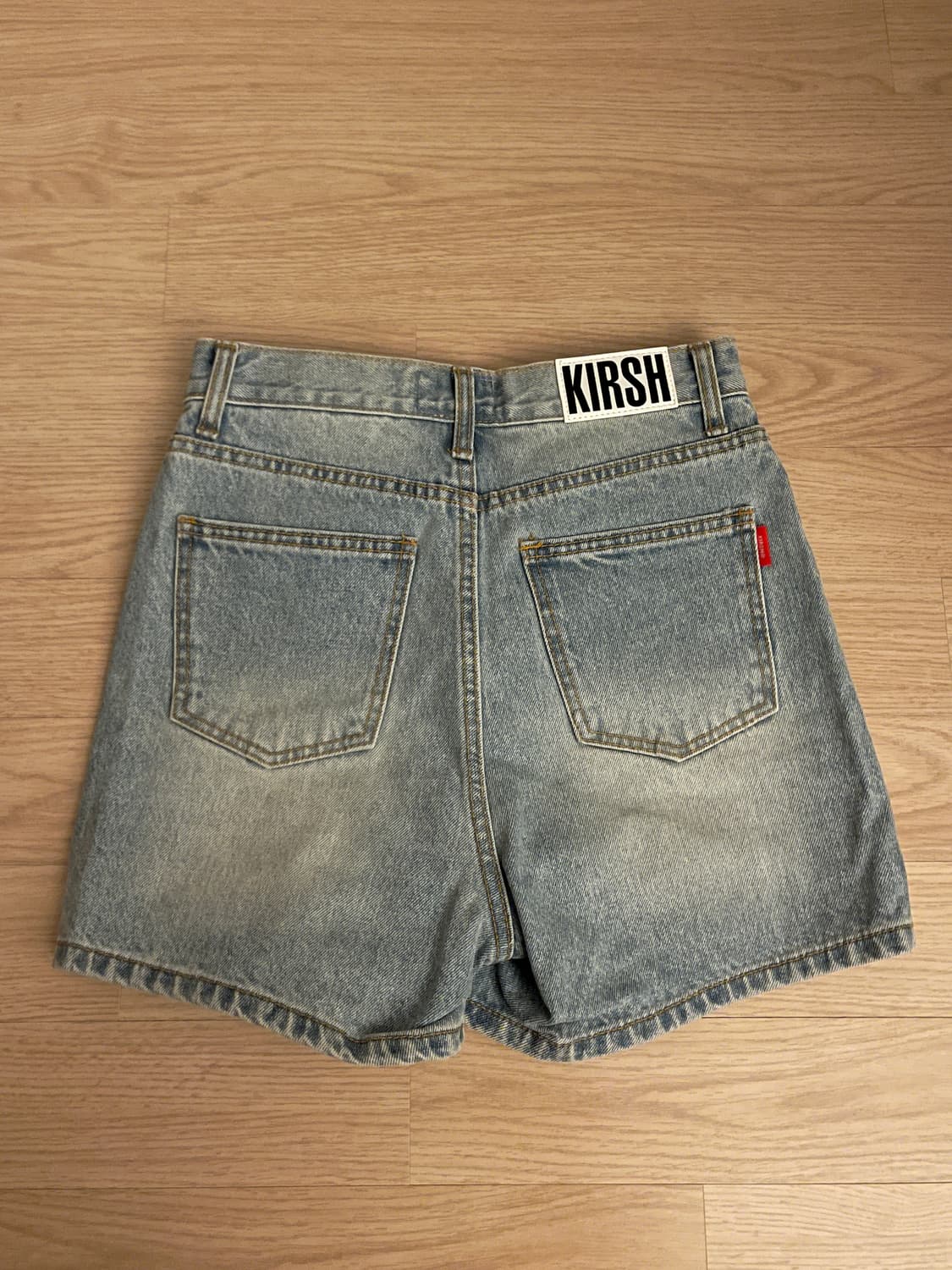 키르시 하이웨스트 데님 반바지 상품이미지2