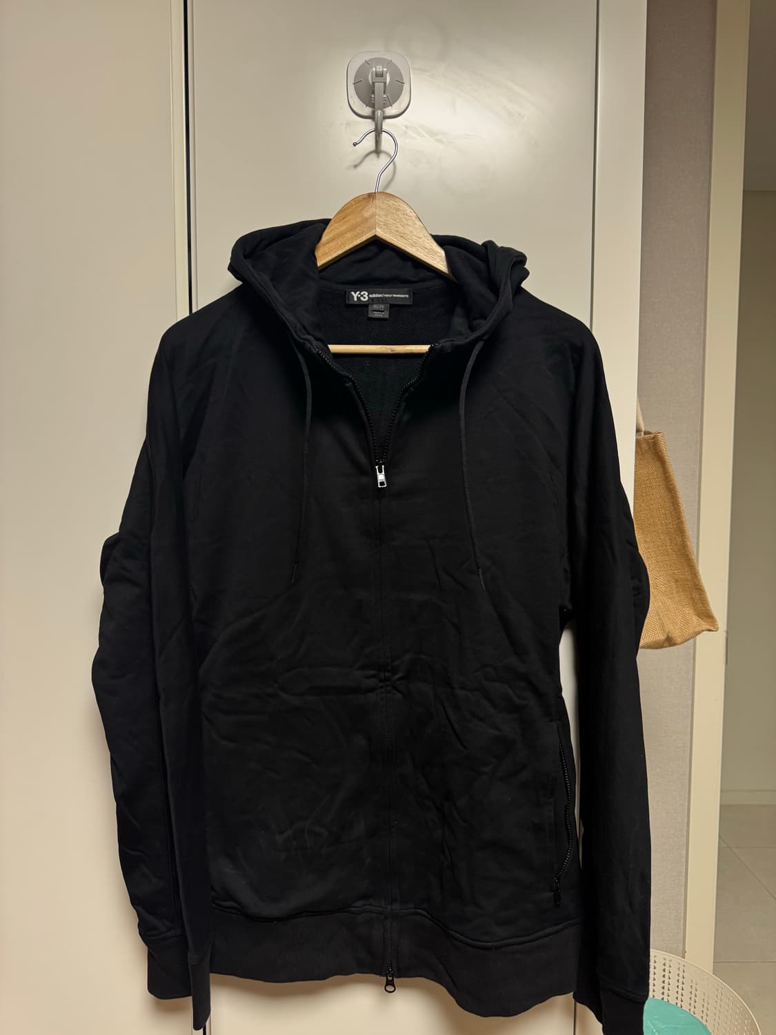 Y-3 백로고 후드집업/XL 상품이미지1