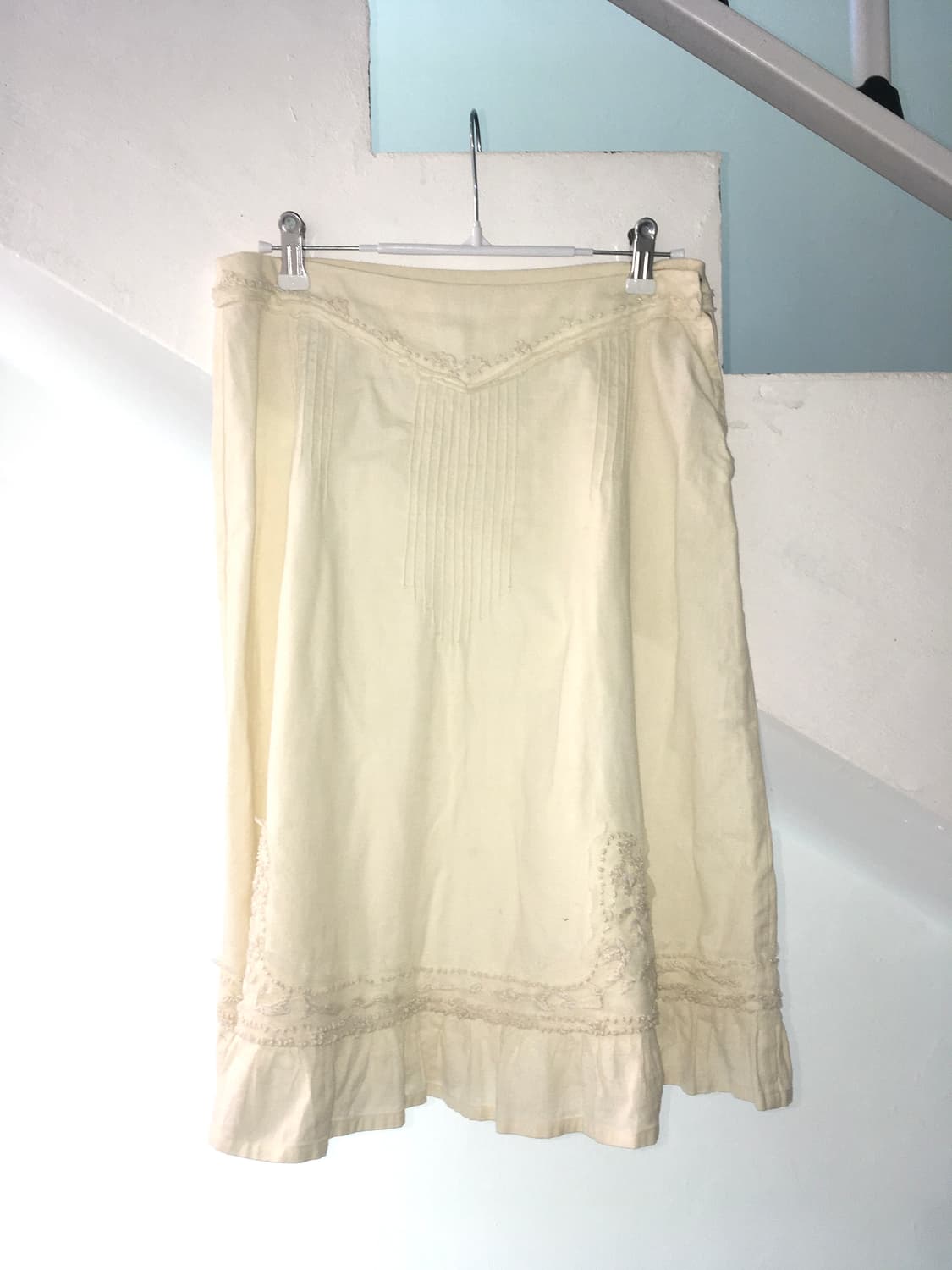 jpn vintage lace frill midi skirt 상품이미지2