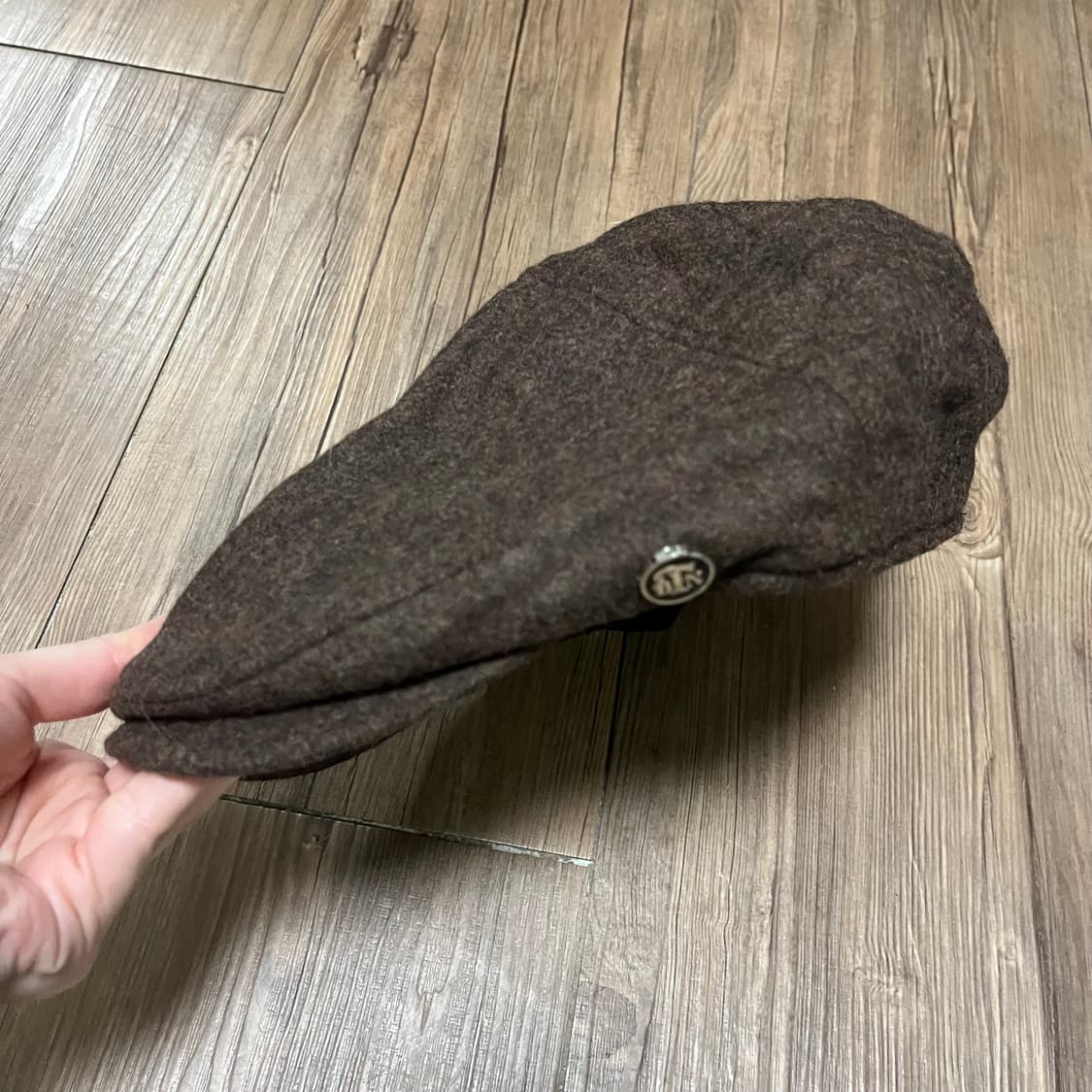 Vintage brown hunting cap 상품이미지4
