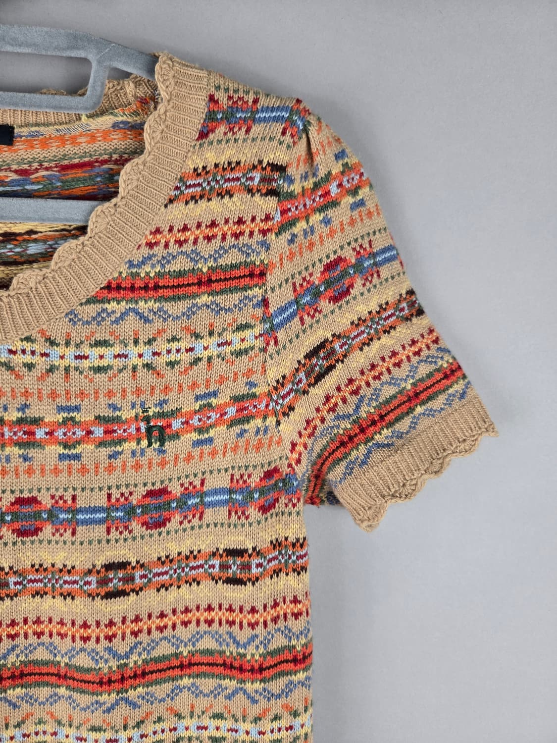 [무료배송]헤지스 85-160 여성 캐시미어 울 혼방 반팔 니트 원피스 상품이미지3