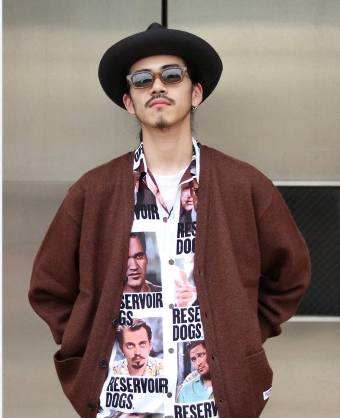 와코마리아 20fw 모헤어가디건 브라운 상품이미지2