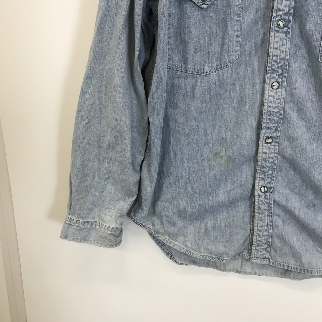 리바이스 90s 웨스턴 데님셔츠 유럽판 [해외L] 상품이미지3