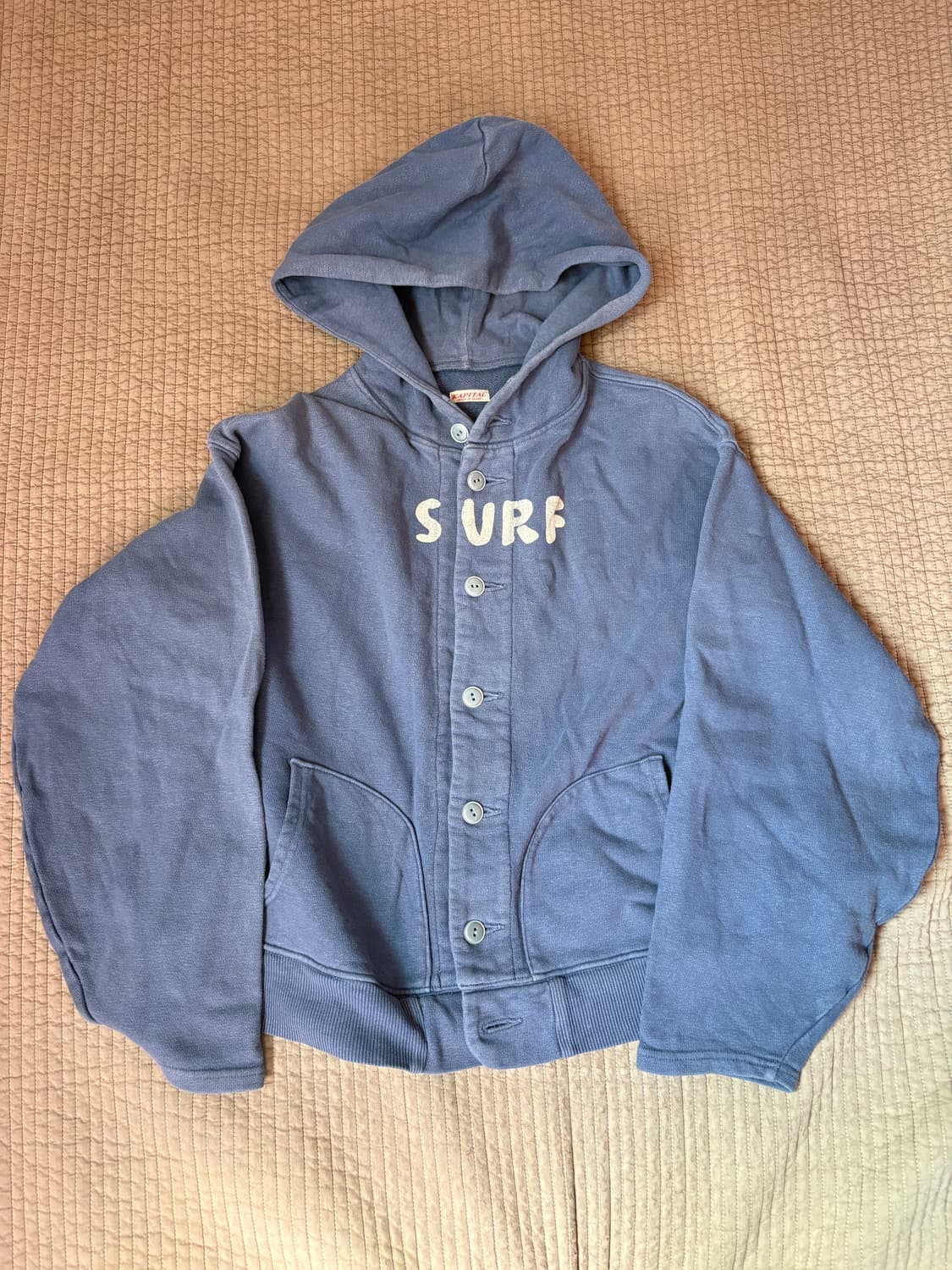 캐피탈 서프 크롭 후드 상품이미지1