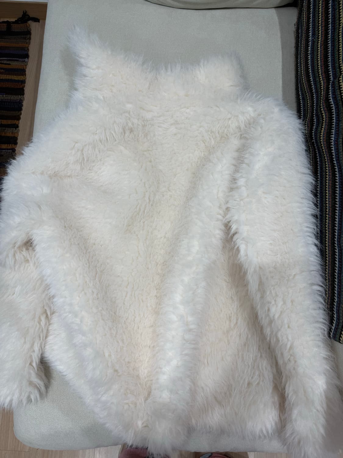 LE 르 vintage fur half coat(ivory) 상품이미지7
