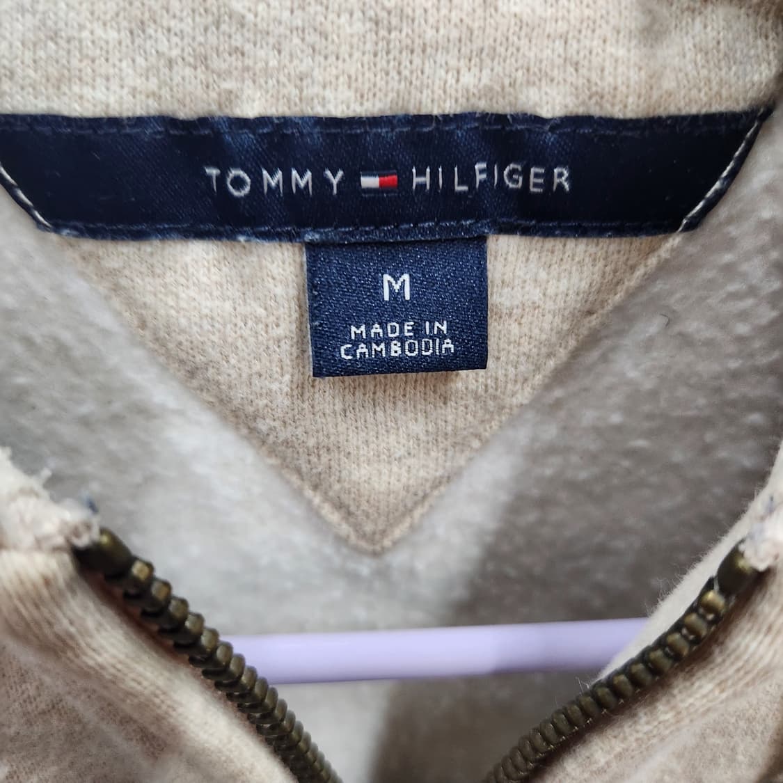 타미힐피거 빅로고 자수 후드집업 M 상품이미지4