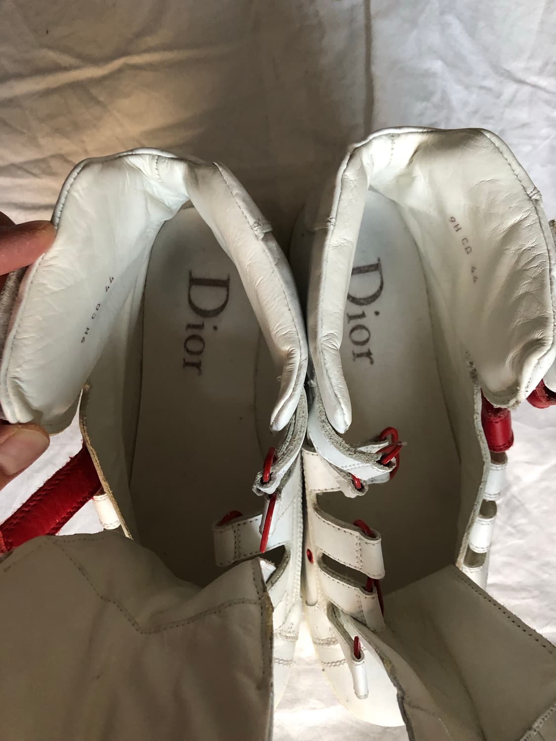 44) 디올 옴므 벨크로 하이탑 스니커즈 상품이미지5