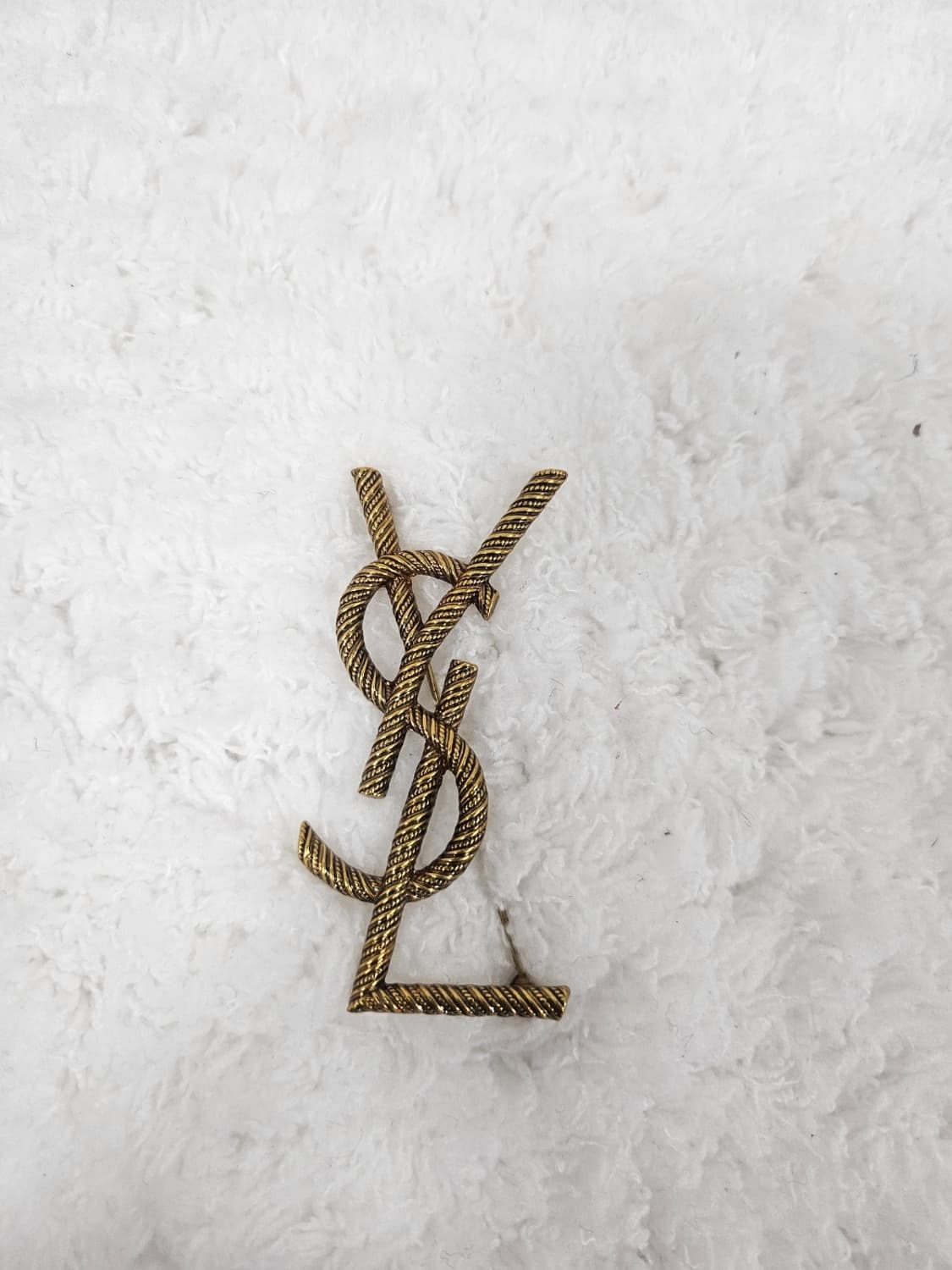 입생로랑 브로치 엔틱골드 상품이미지1