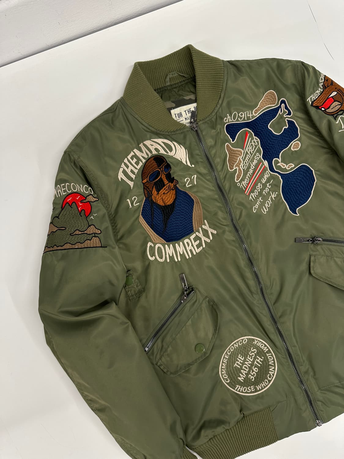 매드니스 패치워크 MA-1 자켓 상품이미지1