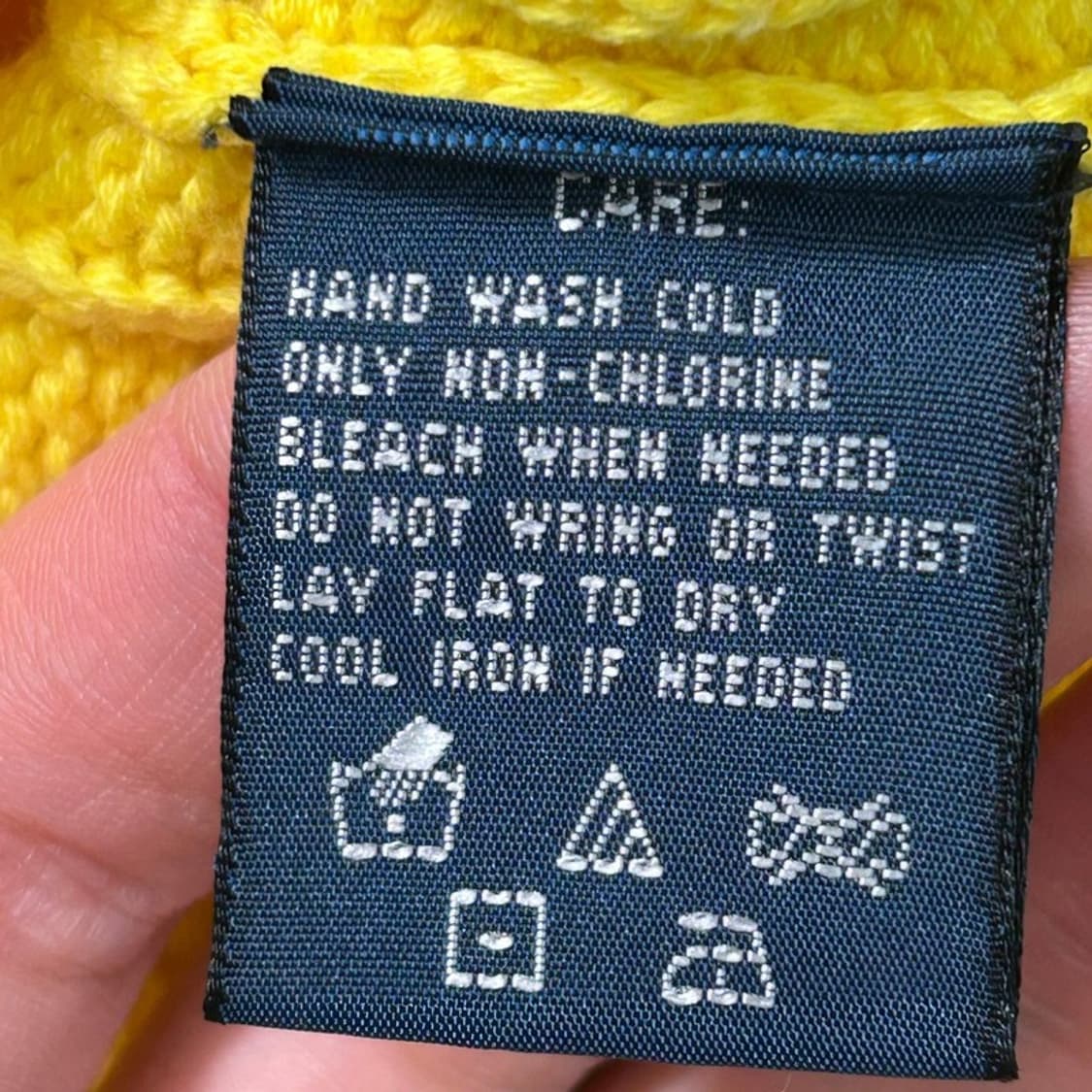 폴로랄프로렌 케이클 니트 스웨터 옐로우 S 상품이미지6