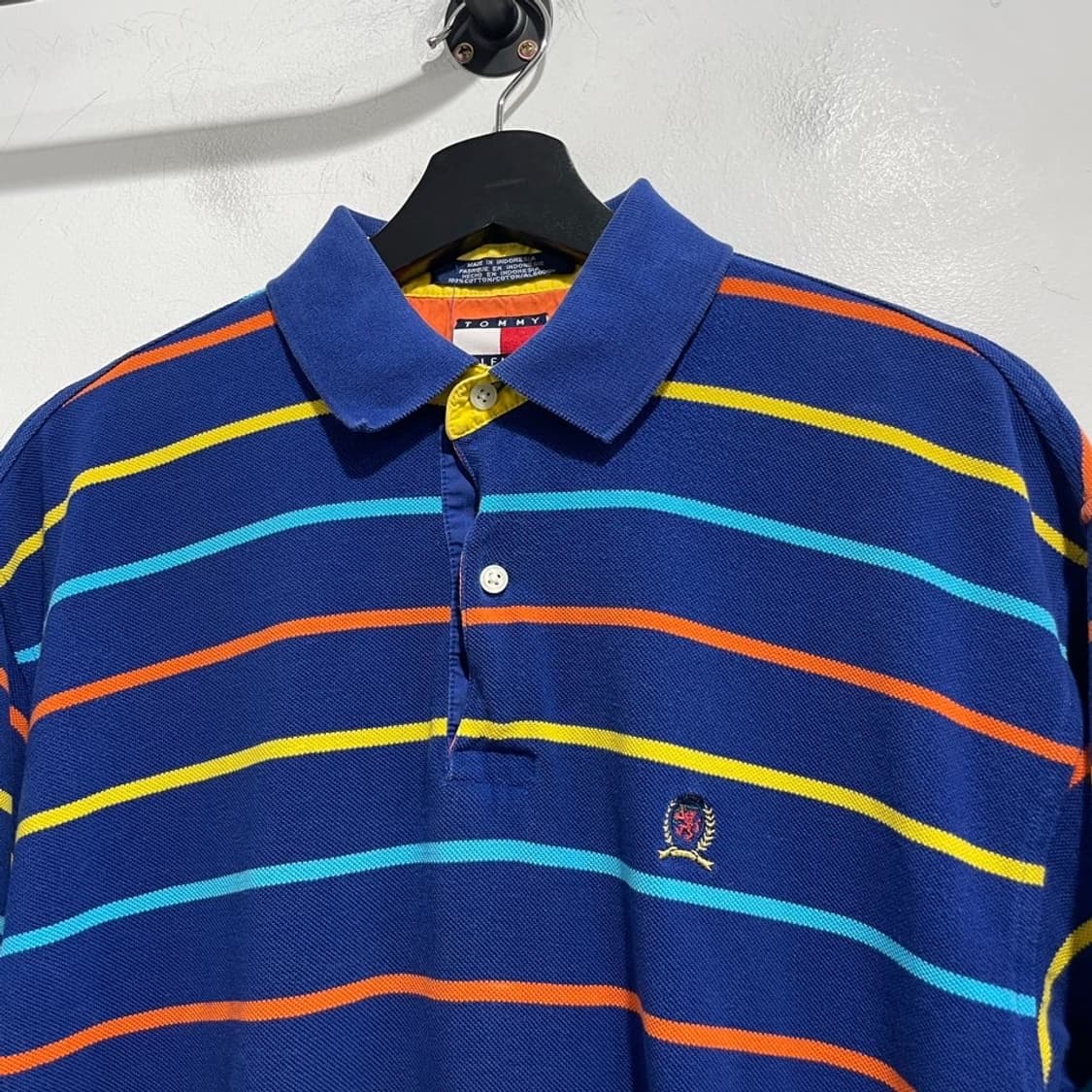 타미힐피거 스트라이프 반팔 카라티 상품이미지4