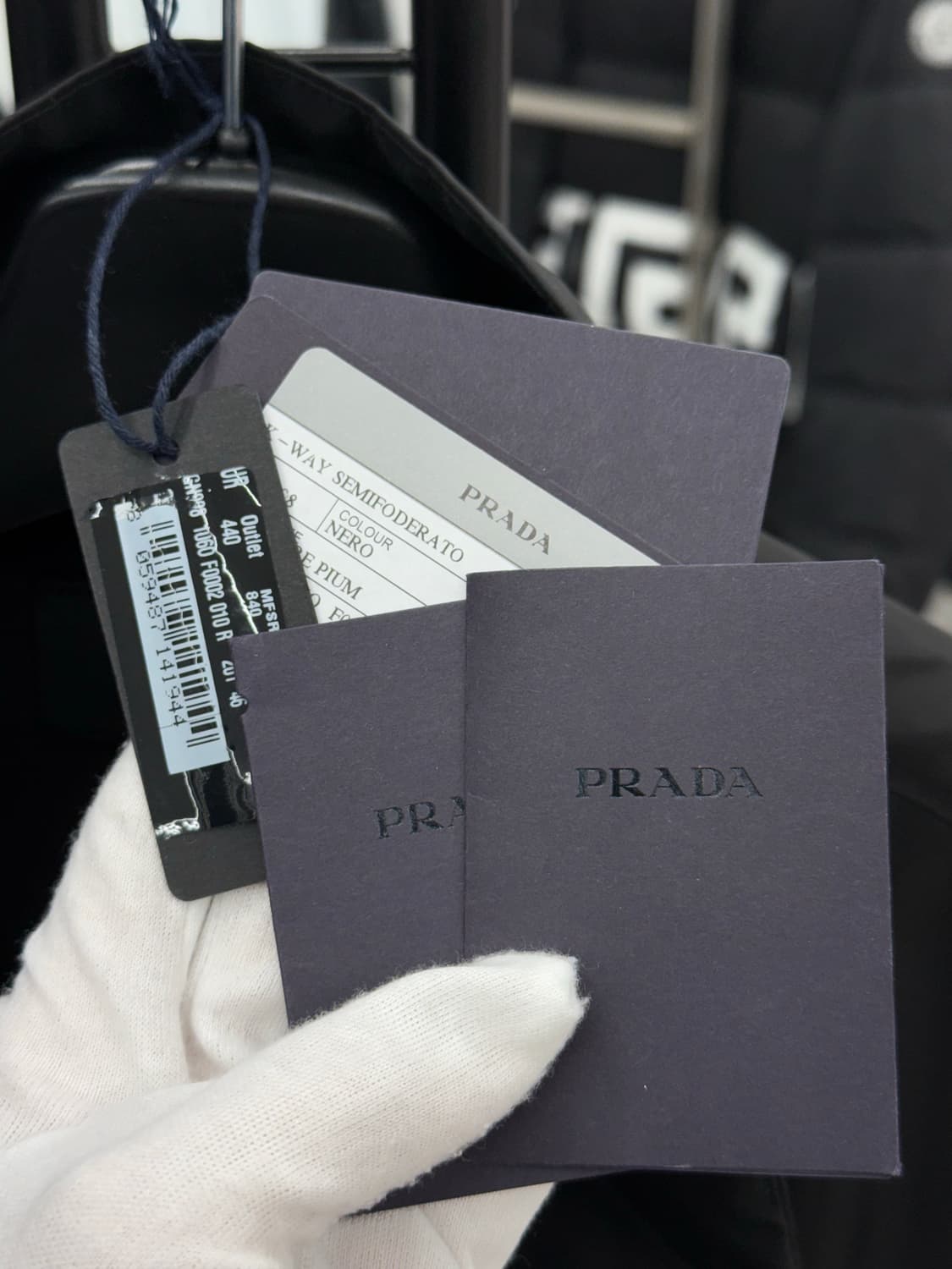 [54] 프라다 삼각로고 리나일론 바람막이 상품이미지6