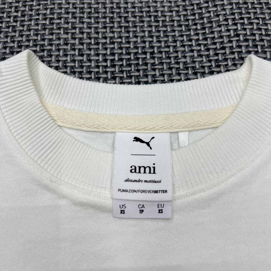 퓨마 아미 콜라보 크롭 반팔 상품이미지2