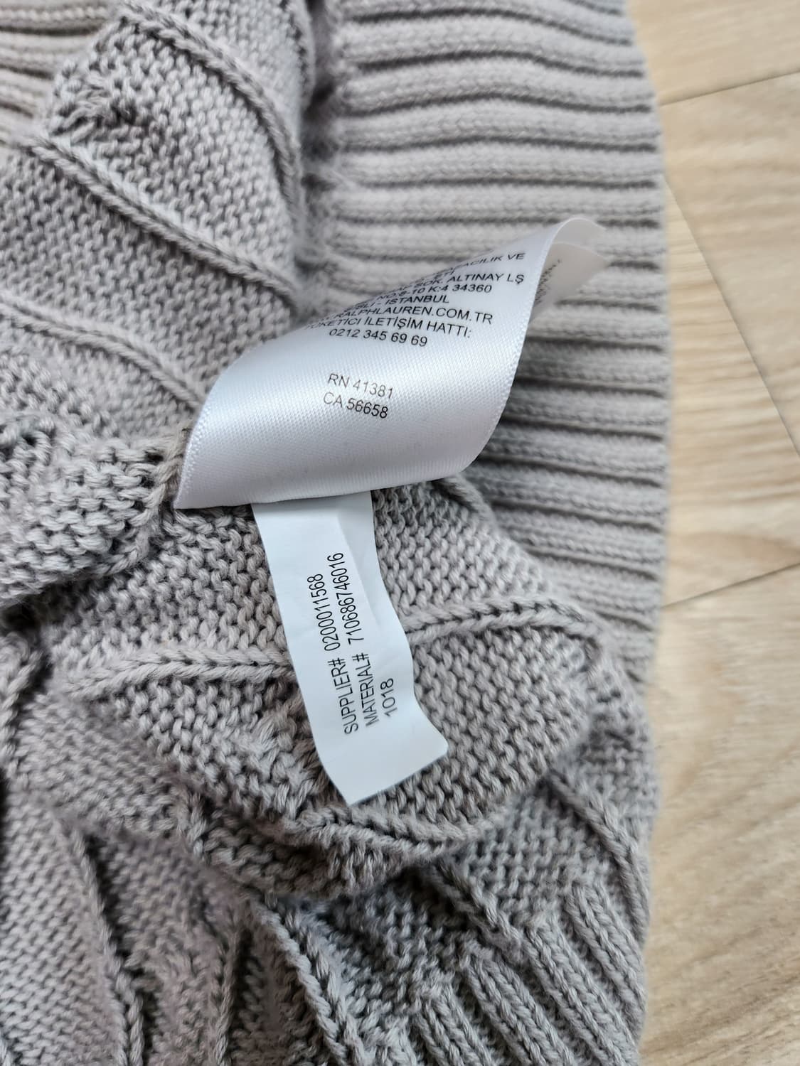 폴로랄프로렌 케이블니트 (M 상품이미지7