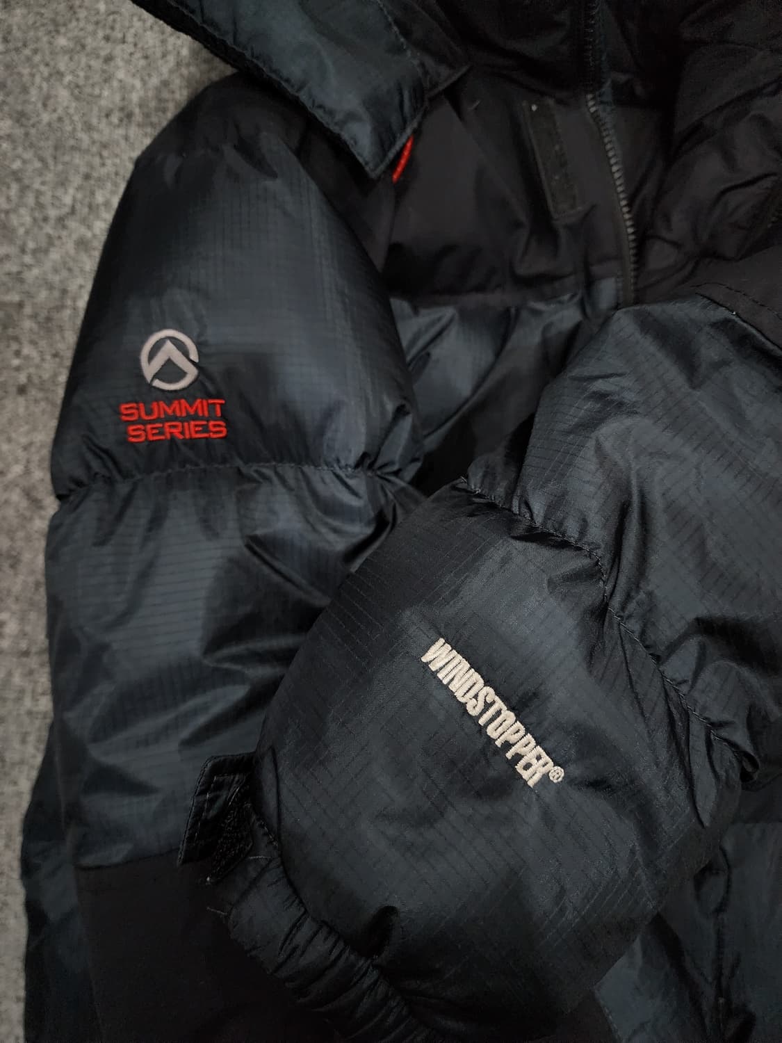 노스페이스 700 눕시 윈드스토퍼 고프코어 구스 다운 패딩 M 상품이미지7