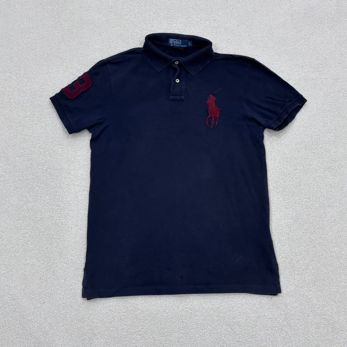 L 폴로랄프로렌 빅포니 카라 티셔츠 0313E 상품이미지1